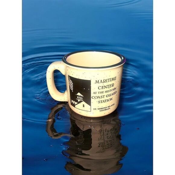 Maritime Center Historic Coast Guard Station St. Simon’s Island GA Coffee Mug - Picture 5 of 10